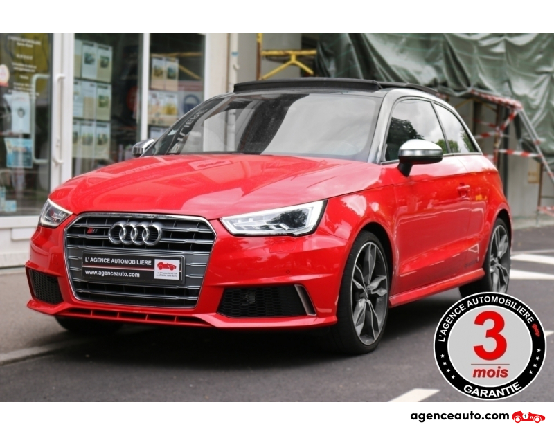 Achat voiture occasion, Auto occasion pas cher | Agence Auto Audi S1 2.0 TFSi 231 Quattro PACK F1 (Toit Ouvrant, Méplat, XENON) Rouge Année 2014 Manuelle Essence